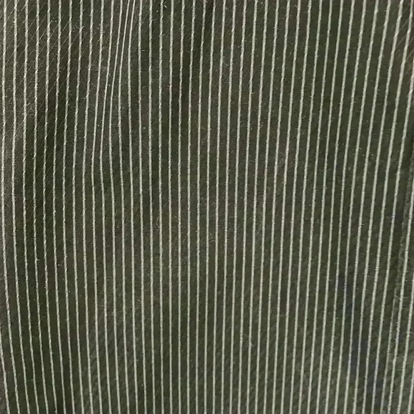 Axcess Mens Classic Fit Long Sleeve Button Down Dress Shirt Black Pinstripe XXL - Picture 3 of 16